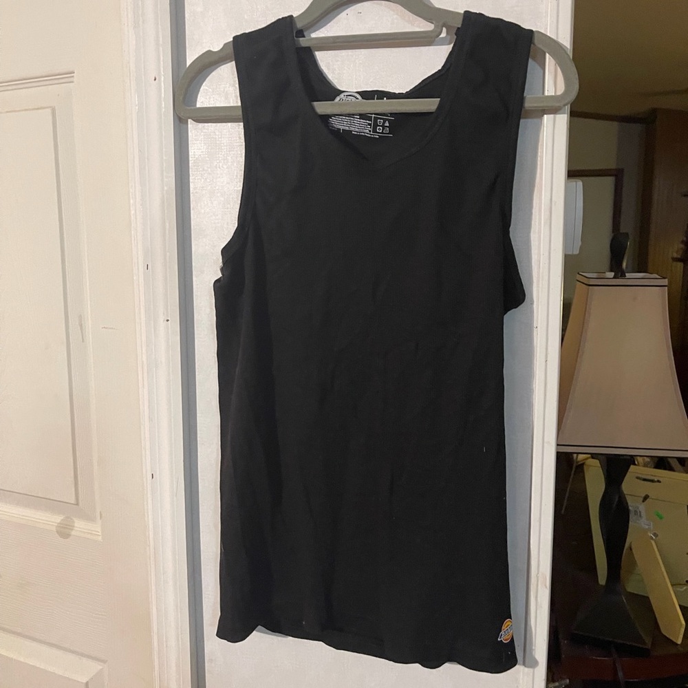 Dickies Jet Black Sleeveless Top